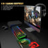 Gaming Keyboard & Mouse & Headset & Mousepad Set RGB Backlit Wired for PC Laptop