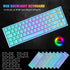 67 Keys Layout Design Mechanical Gaming Keyboard PC PS4 RGB Backlight Wired USB Blue