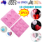 2PCS DIY 3D Fondant Mold Silicone Heart Shape Candy Cake Chocolate Mould Sugar Craft