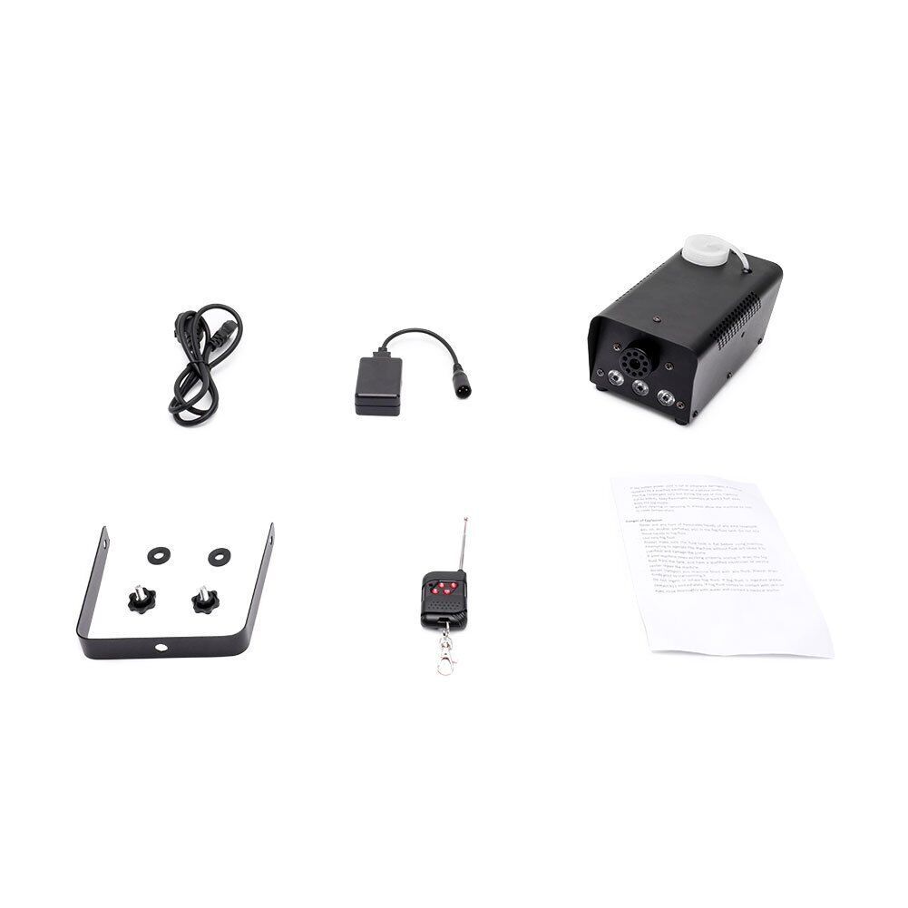 500W Fog Smoke Machine RGB LED Wireless Remote Party Disco Halloween Fogger
