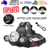 HP700 LED Headlamp Head Torch Lamp Rechargeable Light Headlight  Camping