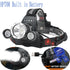 HP700 LED Headlamp Head Torch Lamp Rechargeable Light Headlight  Camping