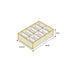 2Pcs 10 Grids Underwear Sock Panties Drawer Storage Bag Organizer Wardrobe Box