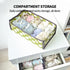 2Pcs 10 Grids Underwear Sock Panties Drawer Storage Bag Organizer Wardrobe Box