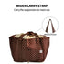 Large Supermarket Shopping Bag Eco Grocery Shoulder Bag Tote Foldable Reusable