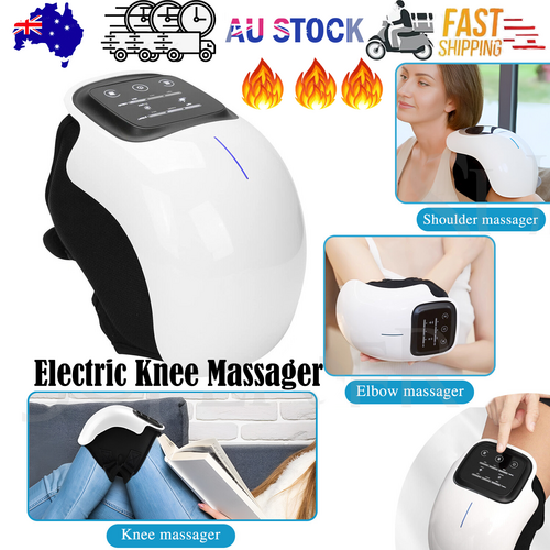 Cordless Heated Knee Massager Air Compression & Vibration Infrared Knee Therapy