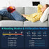 Cordless Heated Knee Massager Air Compression & Vibration Infrared Knee Therapy
