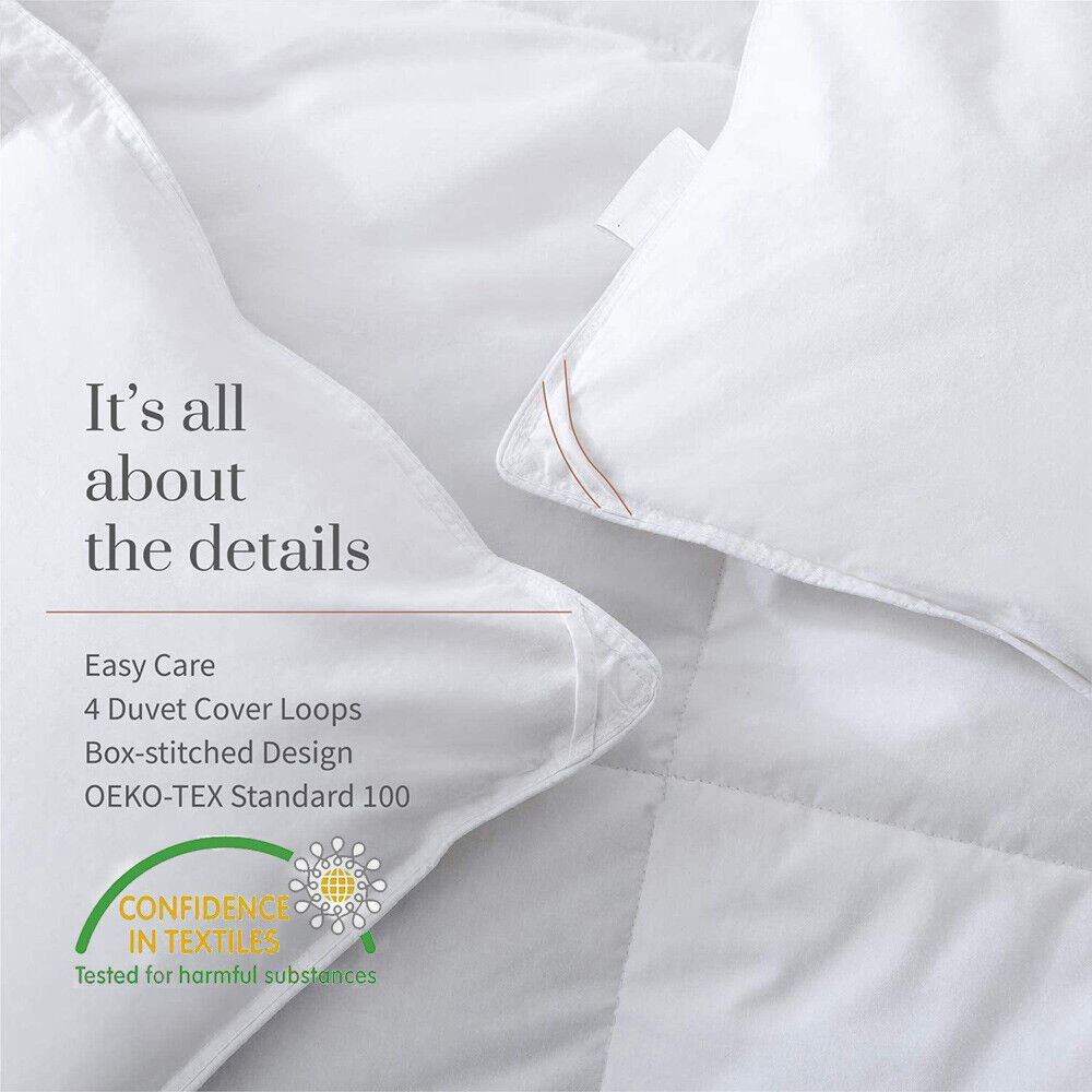 Goose Feather Down Quilt 500 GSM Duvet Doonas King:240x210cm