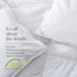 Goose Feather Down Quilt 500 GSM Duvet Doonas Queen:210x210cm
