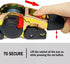 Quick Release Automatic Heavy Duty Retractable Ratchet Tie Down Strap black 25mm*3m