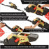 Quick Release Automatic Heavy Duty Retractable Ratchet Tie Down Strap black 50mm*4.5m