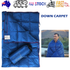Down Camping Blanket Camping Hiking Puffy down Blanket Packable Lightweight Blue