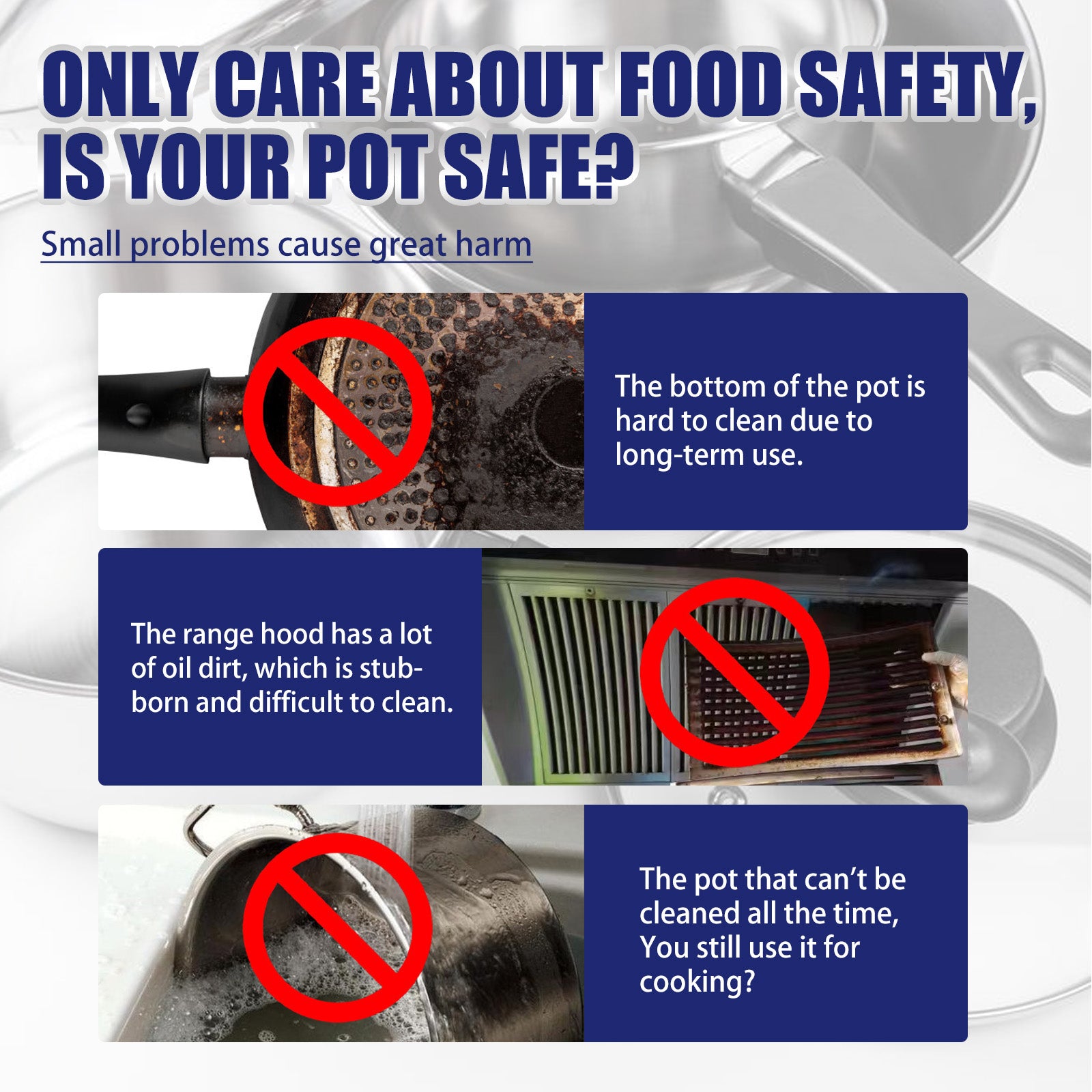 Jue-Fish Stainless Steel Cleaning Cream, Kitchen Decontaminant Pot Rust, Pot Bottom, Stove Top Black Scale Cleaning Cream