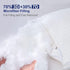 2xQueen Quality Pillows Cotton Hotel Adjustable Home Pillows Down Alternative Pillows