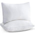 2xQueen Quality Pillows Cotton Hotel Adjustable Home Pillows Down Alternative Pillows