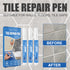 Jue Fish Tile Repair Pen Waterproof Mildew Resistant Tile Repair Pen For Bathroom Floor Crevices