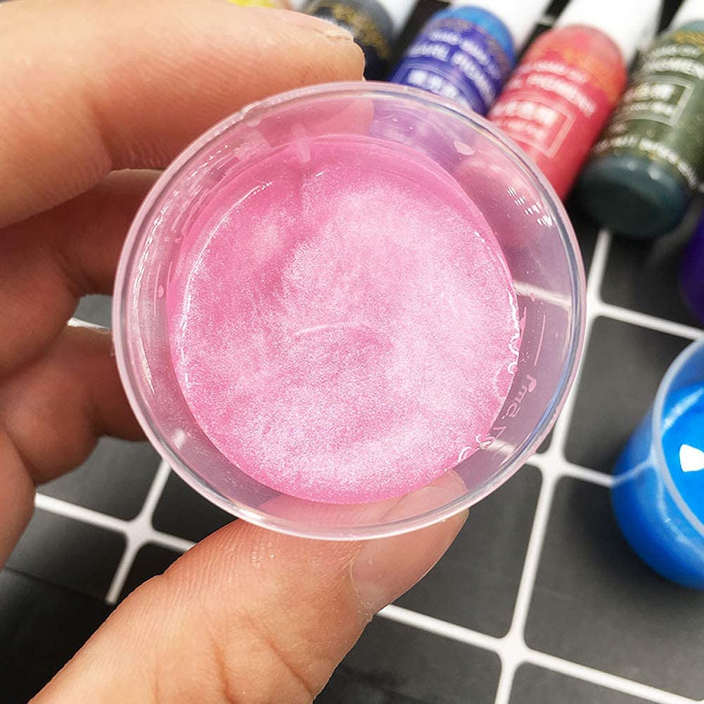 24PcS Resin Liquid Pigment Colorant Pearl Coloring Dye Epoxy Resin Colorant DIY