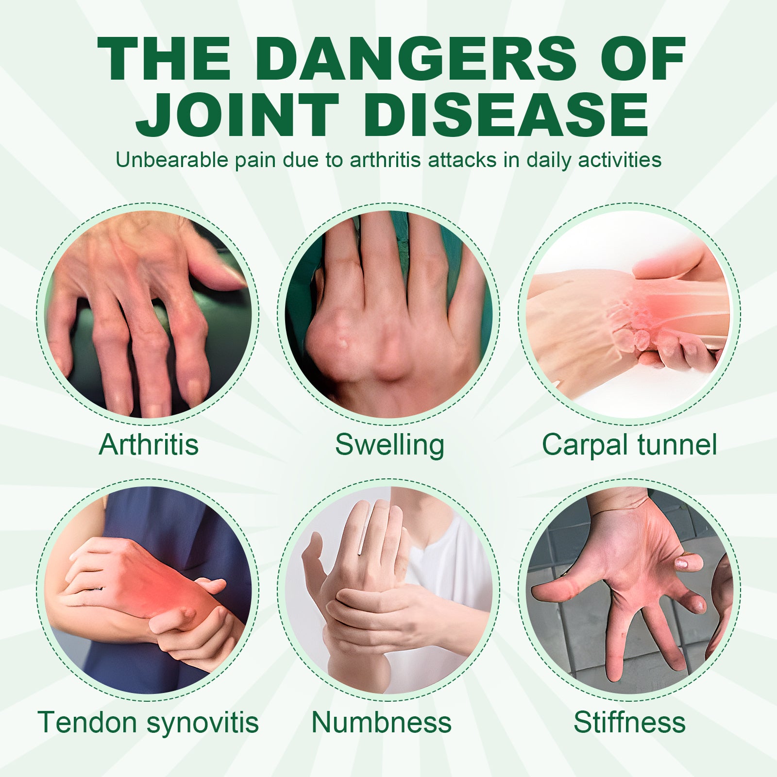 Houkea Joint Care Gloves Relieve Thumb Stiffness And Finger Joint Soreness And Swelling Discomfort Care Gloves