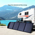 160W 160Watt Folding Solar Panel Blanket Mat Flexible Mono Power Camping RV USB 12V