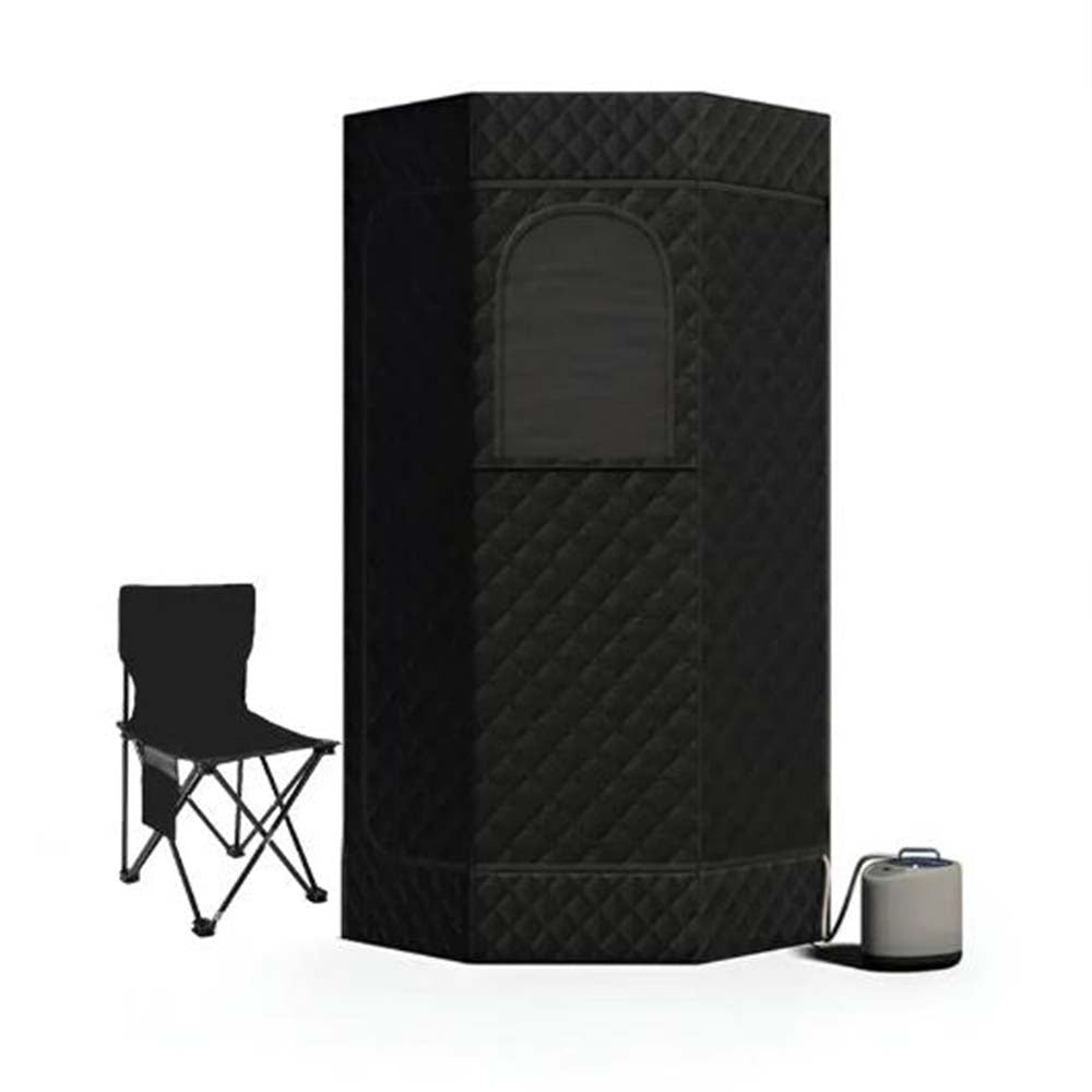 Home Portable Steam Sauna Tent w/Remote Control Foldable Chair Loss Weight AU