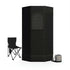 Home Portable Steam Sauna Tent w/Remote Control Foldable Chair Loss Weight AU