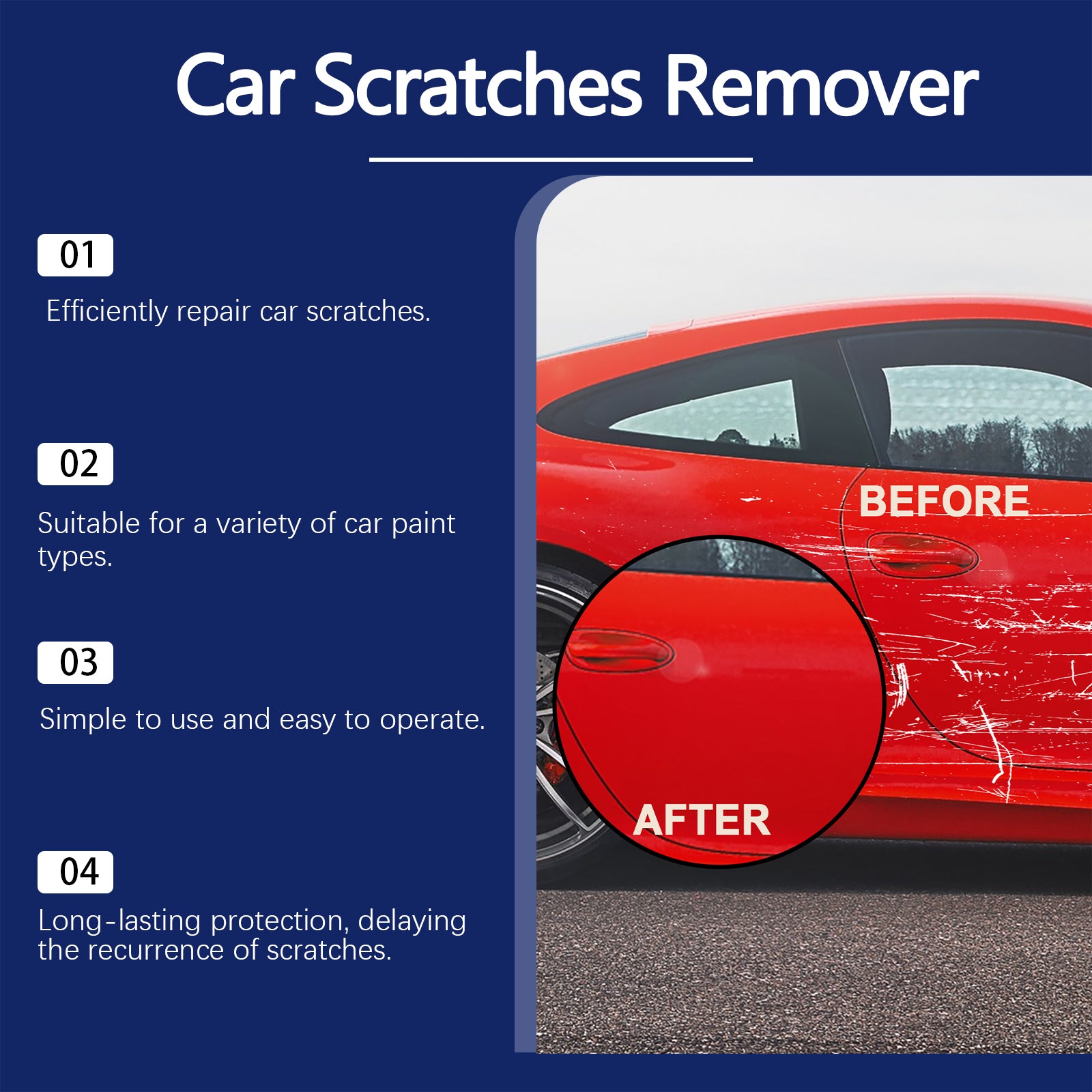 Car Scratch body waxing Varnish Scratch polishing wax Repair car wax abrasive