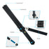 Baseball LED Flashlight Rechargeable Zoom Police Security Torch Baton Lamp Light