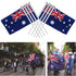 Small Waver Hand Held Aussie Flags Party Supplies Banner AU 8pcs Australia Flag