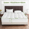 1500GSM Bamboo Mattress Topper Extra Thick 10CM Bed Topper Queen: 152 x 203 + 40 cm