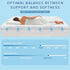 1500GSM Bamboo Mattress Topper Extra Thick 10CM Bed Topper Queen: 152 x 203 + 40 cm