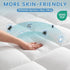 1500GSM Bamboo Mattress Topper Extra Thick 10CM Bed Topper super King: 203 x 203 + 40 cm