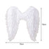 Angel Wings Fairy Wings with Elastic Straps Adults White