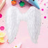 Angel Wings Fairy Wings with Elastic Straps Adults White