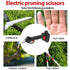 Electric Pruner 2 Battery Cordless Secateur Branch Scissor Cutter Shears