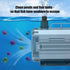 1400LPH Submersible Water Pump – Aquarium Pond Fountain, 24W Quiet Eco