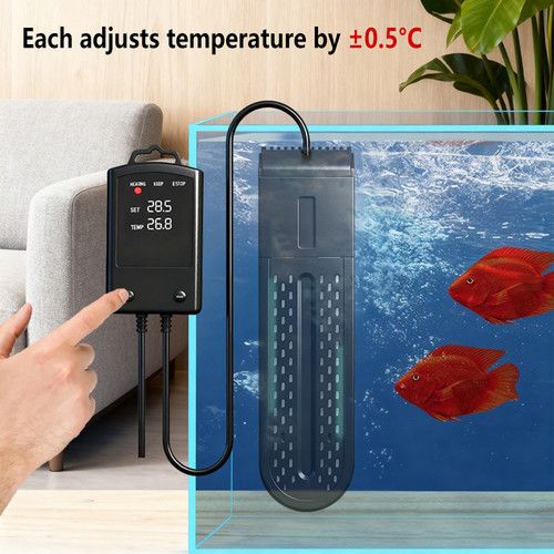 1500W Submersible Aquarium Thermostat LCD Digital Display Aqua Fish Tank Water Heater