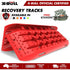 KIT1 Recovery track Board Traction Sand trucks strap mounting 4x4 Sand Snow Car RED