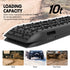 X-BULL KIT1 Recovery track Board Traction Sand trucks strap mounting 4x4 Sand Snow Car BLACK