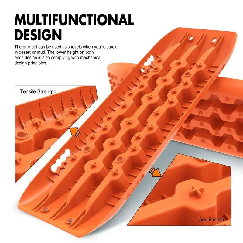 KIT1 Recovery track Board Traction Sand trucks strap mounting 4x4 Sand Snow Car