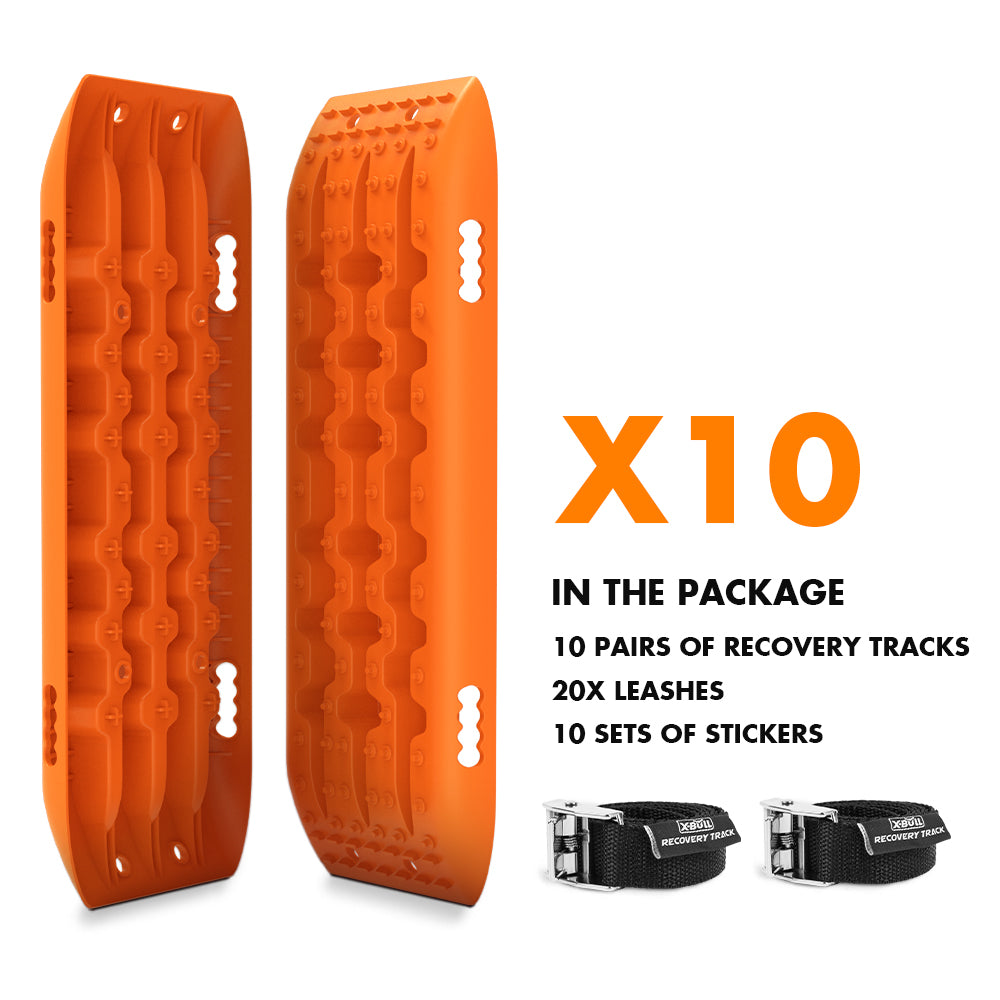 10 Pairs of Recovery tracks Boards Traction 10T Sand tracks/ Mud /Snow Gen 2.0