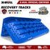 X-BULL KIT1 Recovery track Board Traction Sand trucks strap mounting 4x4 Sand Snow Car BLUE