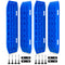 4X4 Recovery tracks 10T 2 Pairs/ Sand tracks/ Mud tracks/  Mounting Bolts Pins Gen 2.0 -Blue