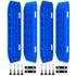 4X4 Recovery tracks 10T 2 Pairs/ Sand tracks/ Mud tracks/  Mounting Bolts Pins Gen 2.0 -Blue