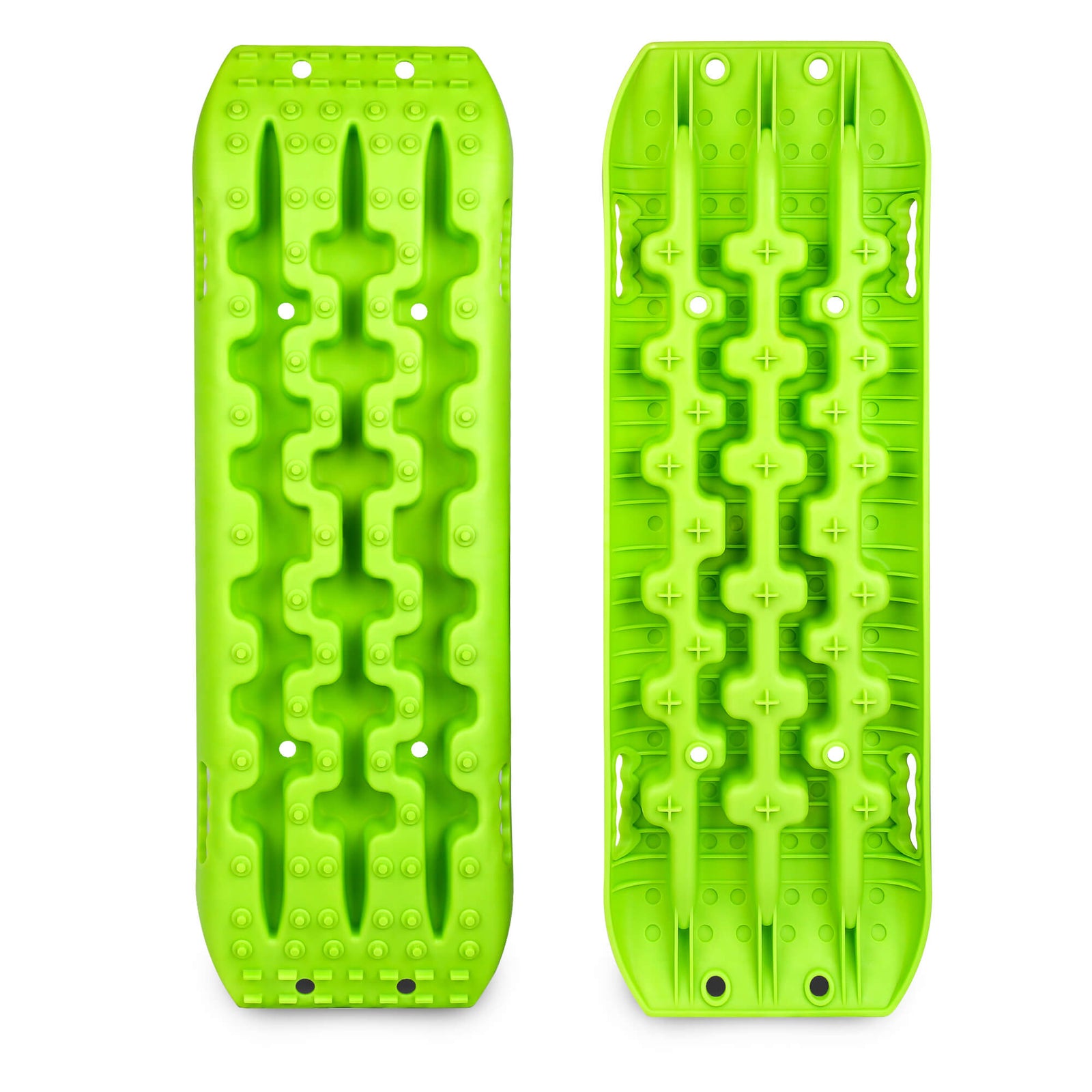 Recovery Tracks Boards 10T 4PCS 2Pairs Truck Snow Mud 4WD Offroad Gen2.0 91cm Green