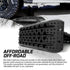 2PCS Recovery Tracks Boards Snow Tracks Mud tracks 4WD With 4PC mounting bolts Black