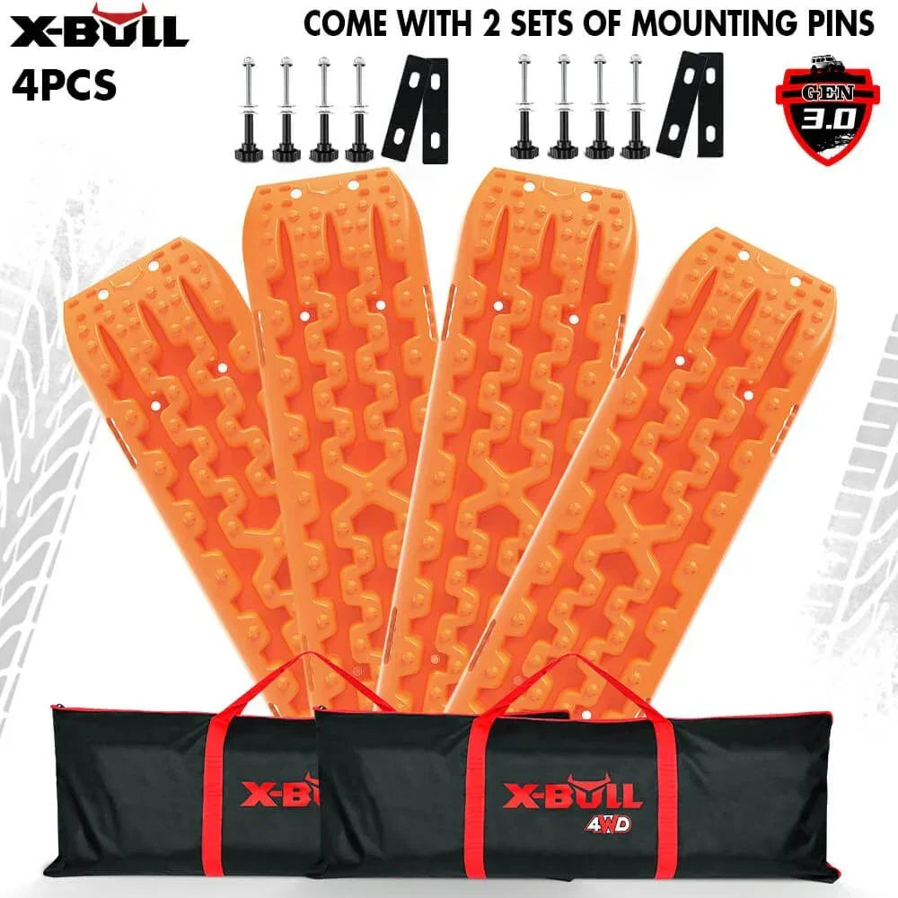 Recovery tracks Boards 10T 2 Pairs Sand Mud Snow With Mounting Bolts pins