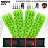Recovery tracks Boards 10T 2 Pairs Sand Mud Snow With Mounting Bolts pins Green