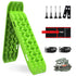 X-BULL 2PCS Recovery Tracks Snow Tracks Mud tracks 4WD With 4PC mounting bolts Green