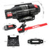 X-BULL 5000LBS Electric Winch 12V Synthetic Rope ATV UTV Boat Upgraded version