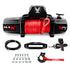 X-BULL 12V Electric Winch 14500LBS synthetic rope with winch cover